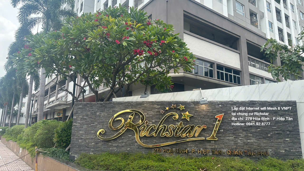 Sửa chữa và lắp đặt Internet tại Richstar